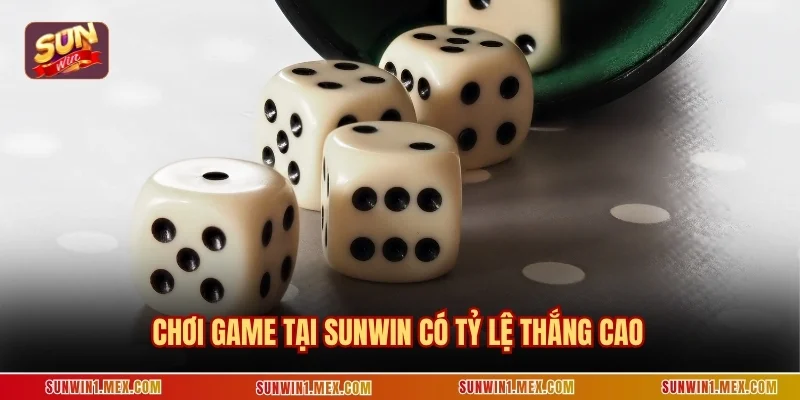 Chơi game tại Sunwin có tỷ lệ thắng cao
