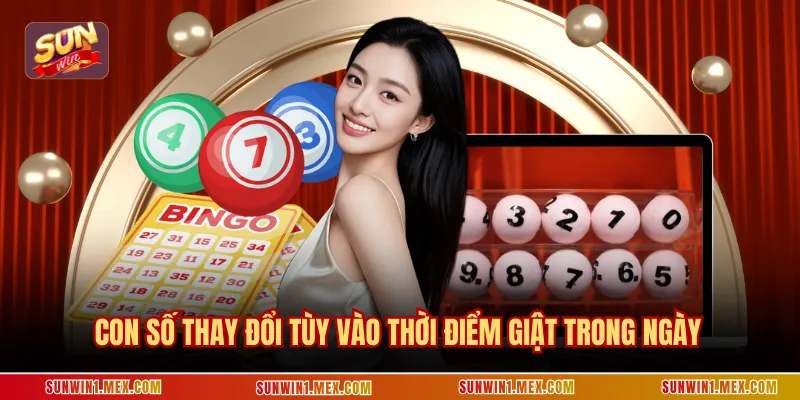 Con số thay đổi tùy vào thời điểm giật trong ngày